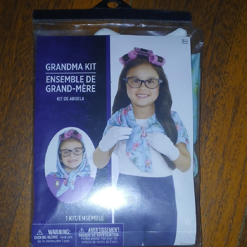Grandma Kit for Kids - Purple and White